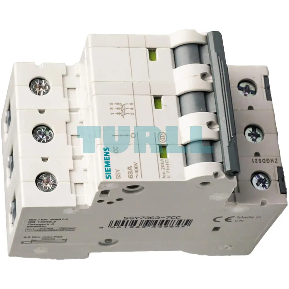 5SY6315-8CC Siemens Miniature Circuit Breaker Original Brand New 1 5SY6315-8CC Siemens Miniature Circuit Breaker Original Brand New