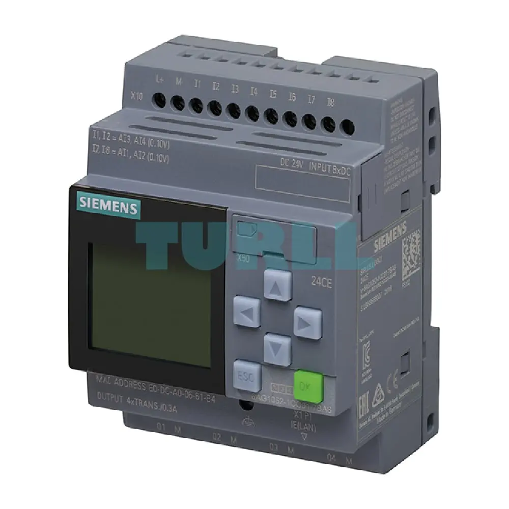 6AG1052-1CC08-7BA0 Siemens SIPLUS LOGO! 24CE Original Brand New 1 6AG1052-1CC08-7BA0 Siemens SIPLUS LOGO! 24CE