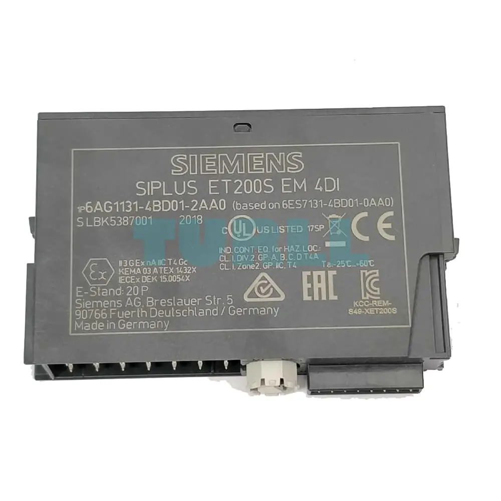 6AG1131-4BD01-2AA0 Siemens SIPLUS ET 200S EM 4DI Original Brand New 3 6AG1131-4BD01-2AA0 Siemens SIPLUS ET 200S EM 4DI