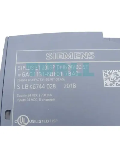 6AG1131-6BF01-7BA0 Siemens SIPLUS ET 200SP DI 8x24 V DC Standard
