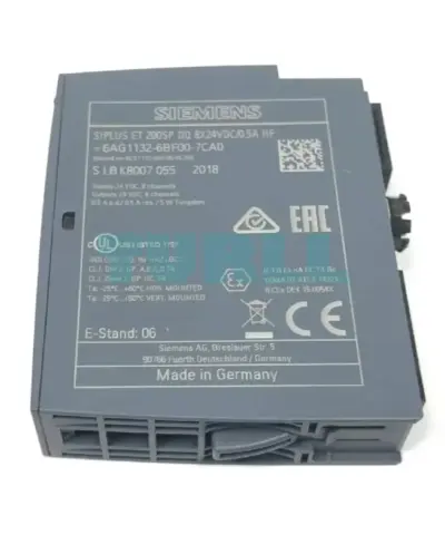 6AG1132-6BF00-7CA0 Siemens SIPLUS ET 200SP DQ 8x24VDC/0.5A HF