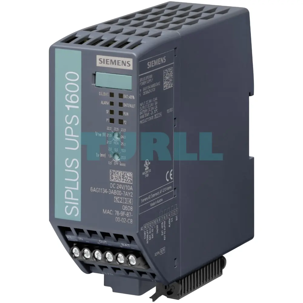 6AG1134-3AB00-7AY2 SIEMENS SIPLUS PS UPS1600 10A Original Brand New 1 6AG1134-3AB00-7AY2 SIEMENS SIPLUS PS UPS1600 10A