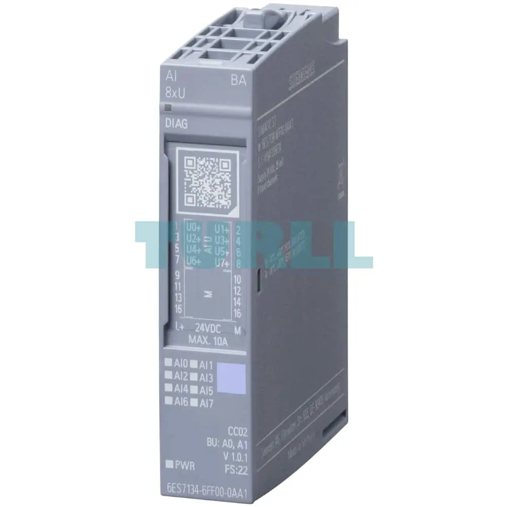 6AG1134-6FF00-2AA1 Siemens SIPLUS ET 200SP AI 8xU Basic Original Brand New 1 6AG1134-6FF00-2AA1 Siemens SIPLUS ET 200SP AI 8xU Basic