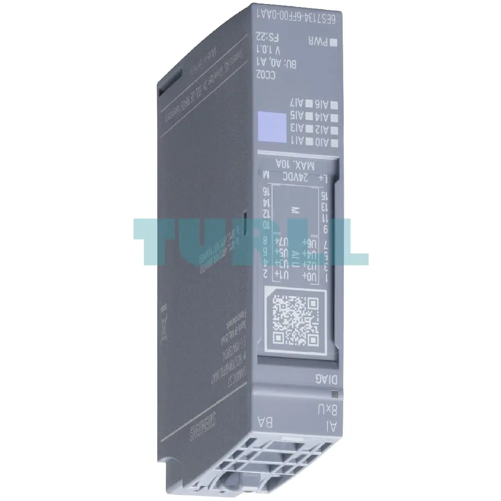 6AG1134-6FF00-2AA1 Siemens SIPLUS ET 200SP AI 8xU Basic Original Brand New 3 6AG1134-6FF00-2AA1 Siemens SIPLUS ET 200SP AI 8xU Basic