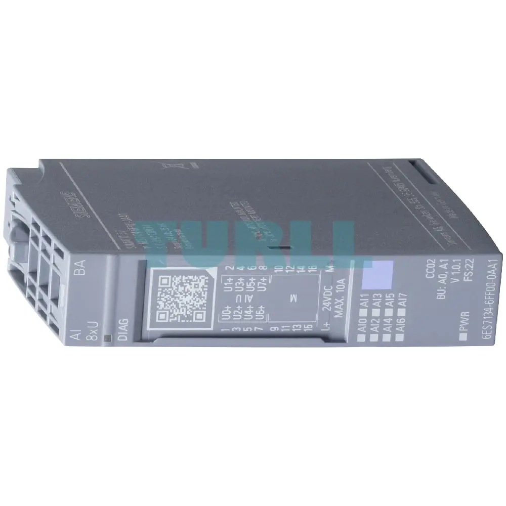 6AG1134-6FF00-2AA1 Siemens SIPLUS ET 200SP AI 8xU Basic Original Brand New 2 6AG1134-6FF00-2AA1 Siemens SIPLUS ET 200SP AI 8xU Basic