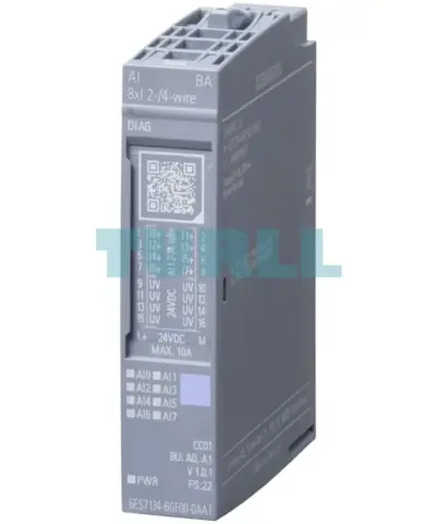 6AG1134-6GF00-7AA1 Siemens SIPLUS ET 200SP AI 8xI 2-/4-wire BA