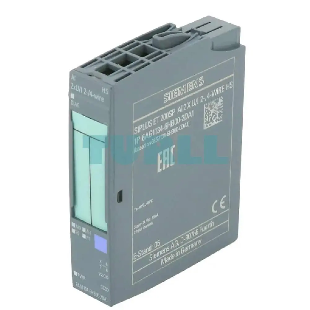 6AG1134-6HB00-2DA1 Siemens SIPLUS ET 200SP AI 2xU/I 2-, 4-wire HS Original Brand New 6 6AG1134-6HB00-2DA1 Siemens SIPLUS ET 200SP AI 2xU/I 2-, 4-wire HS