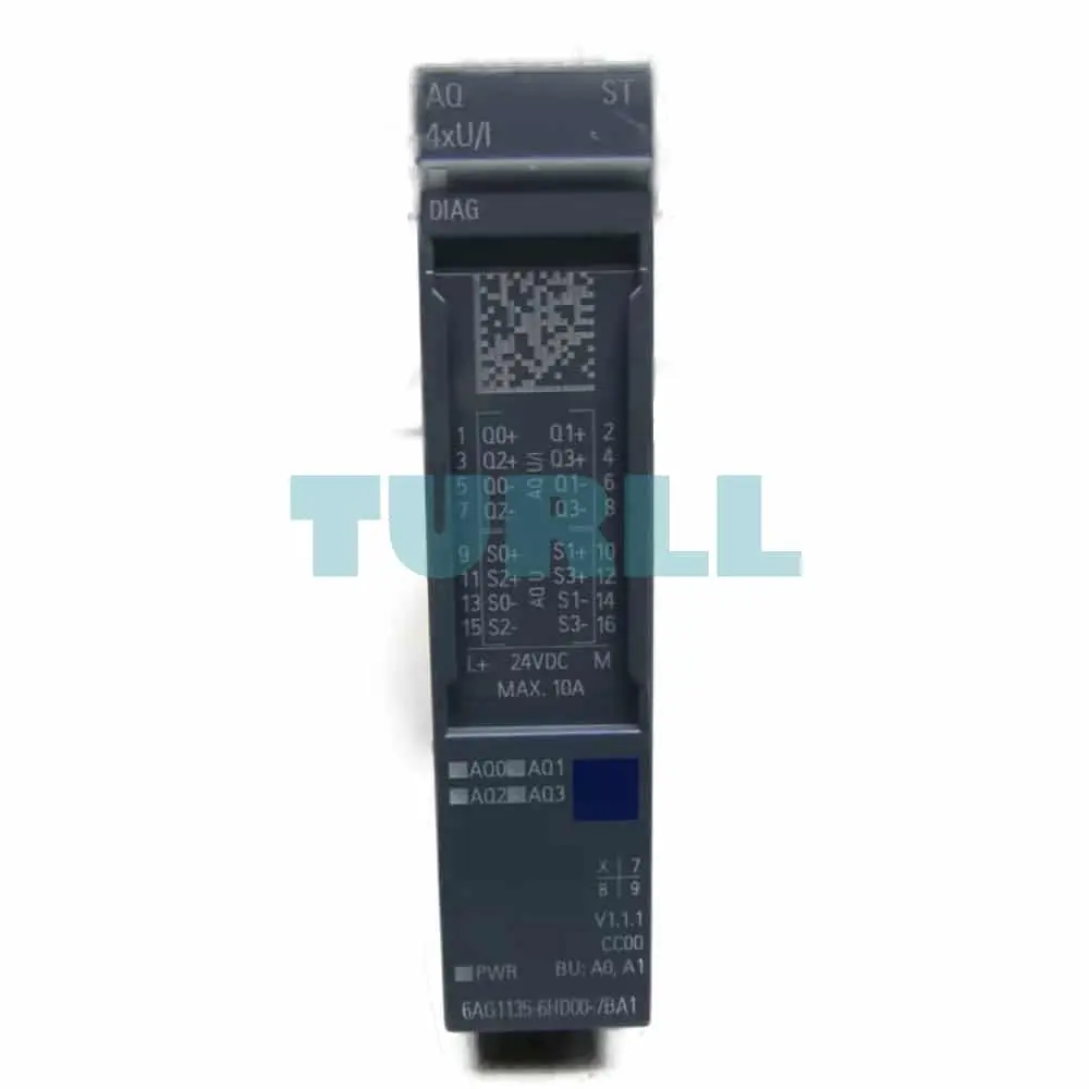 6AG1135-6HD00-7BA1 Siemens SIPLUS ET 200SP AQ 4xU/I Standard Original Brand New 1 6AG1135-6HD00-7BA1 Siemens SIPLUS ET 200SP AQ 4xU/I Standard