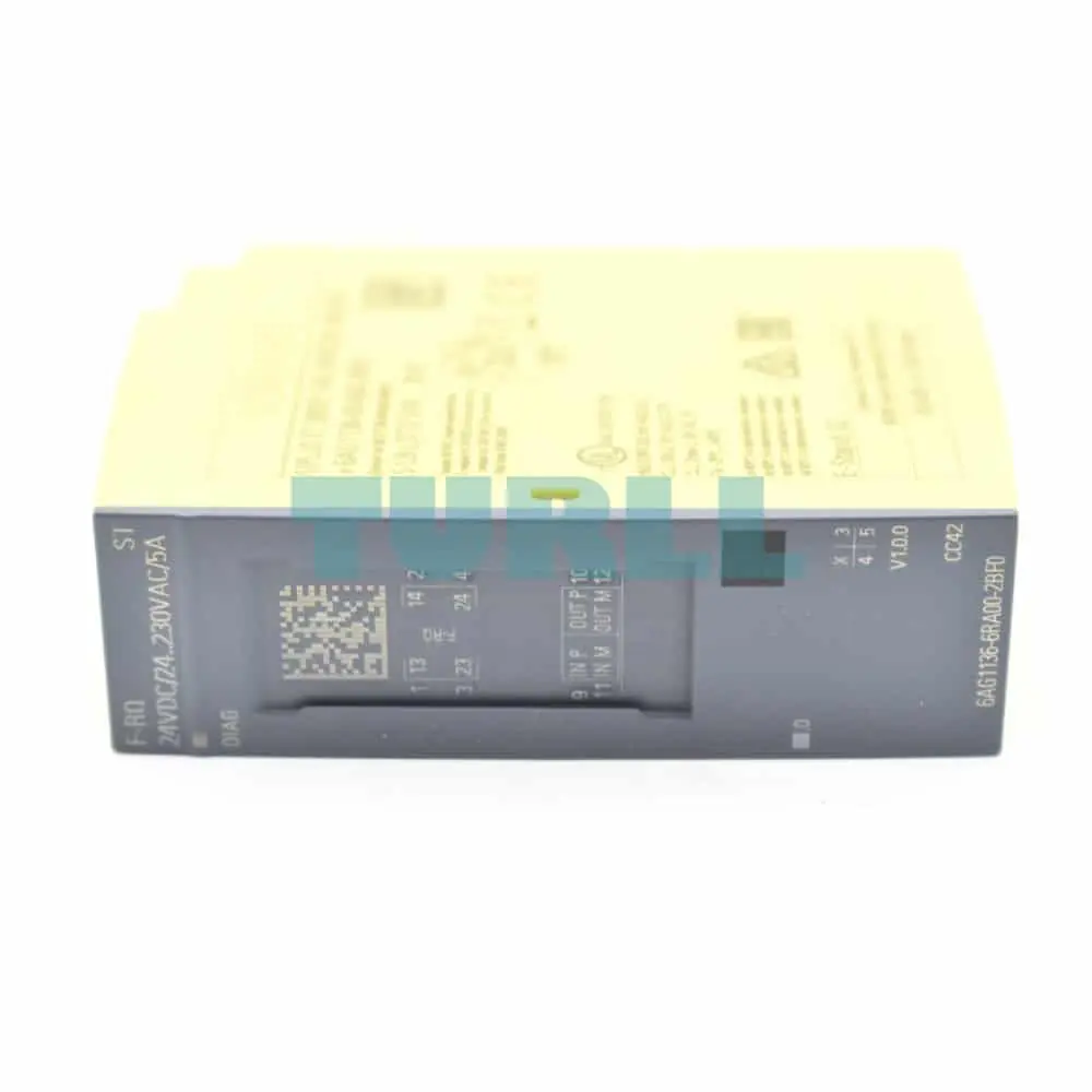 6AG1136-6RA00-2BF0 Siemens SIPLUS ET 200SP F-RQ DC 24V/24-230V AC/5A Original Brand New 1 6AG1136-6RA00-2BF0 Siemens SIPLUS ET 200SP