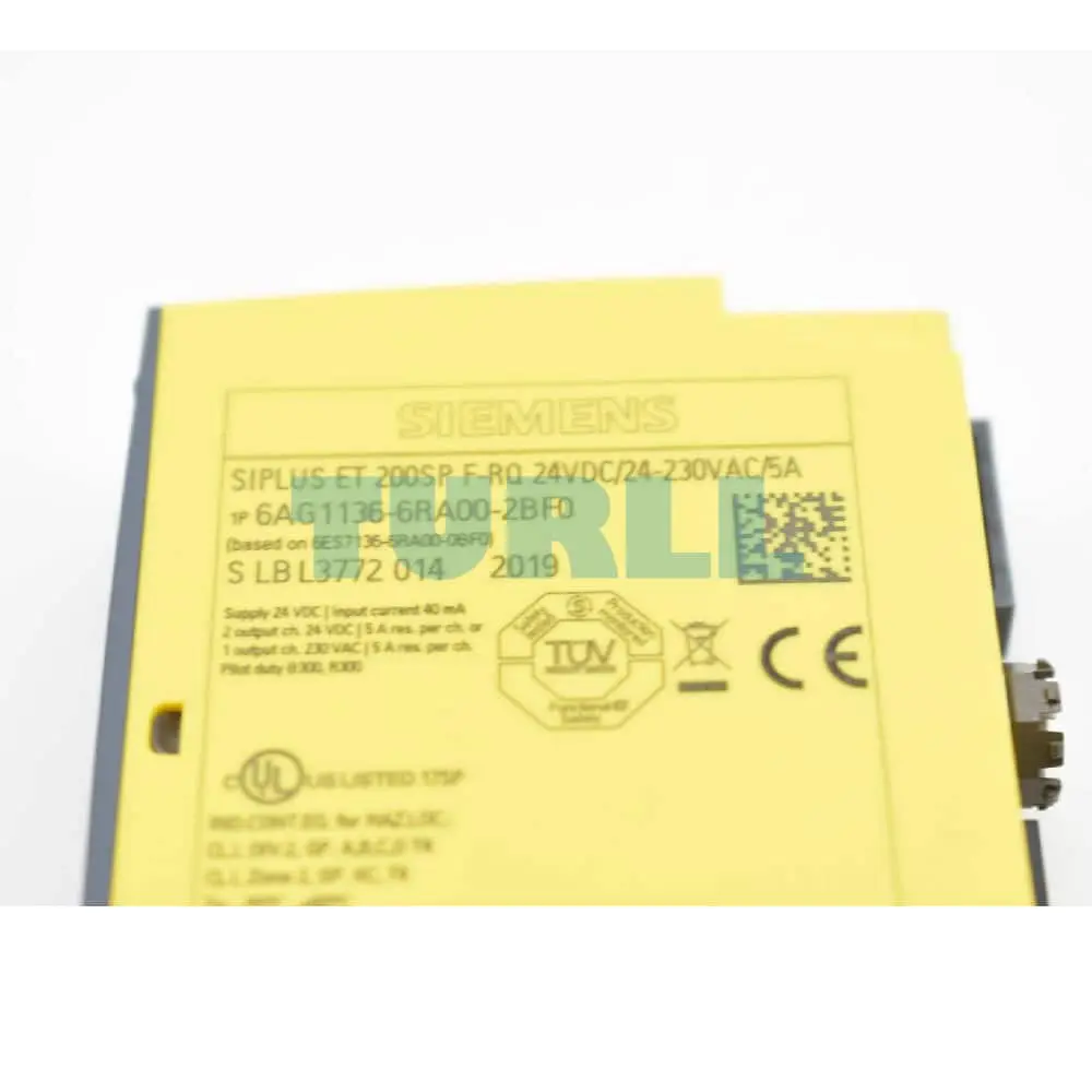 6AG1136-6RA00-2BF0 Siemens SIPLUS ET 200SP F-RQ DC 24V/24-230V AC/5A Original Brand New 2 6AG1136-6RA00-2BF0 Siemens SIPLUS ET 200SP
