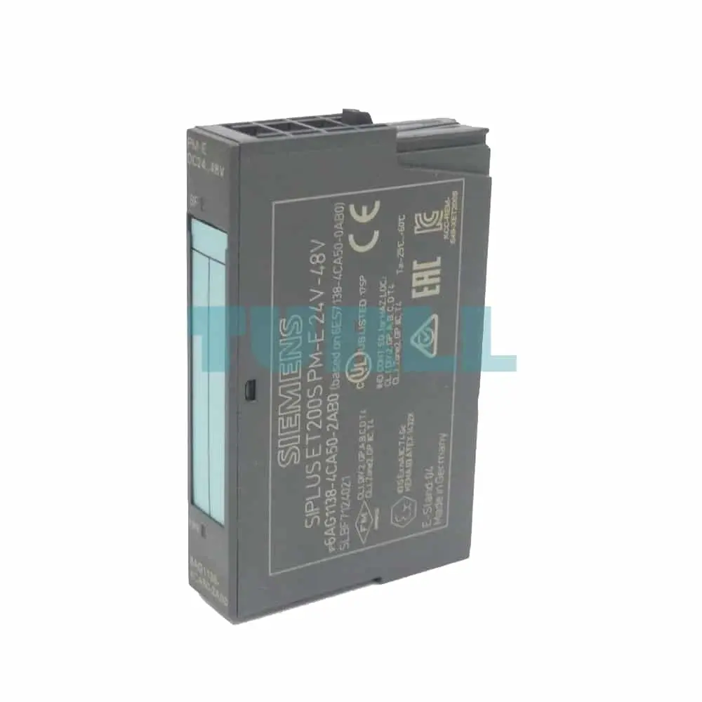 6AG1138-4CA50-2AB0 Siemens SIPLUS ET 200S PM-E 24V-48V Original Brand New 1 6AG1138-4CA50-2AB0 Siemens SIPLUS ET 200S PM-E 24V-48V