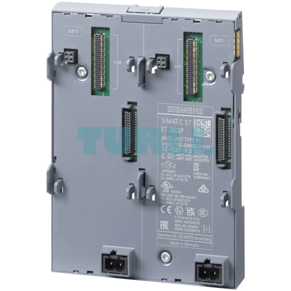 6AG1193-6BR00-7HM0 Siemens SIPLUS ET 200SP BU type M0 Original Brand New 1 6AG1193-6BR00-7HM0 Siemens SIPLUS ET 200SP BU type M0
