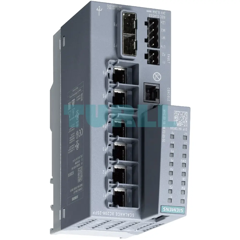 6AG1206-2BS00-7AC2 SIEMENS SIPLUS NET SCALANCE XC206-2SFP Original Brand New 3 6AG1206-2BS00-7AC2 SIEMENS SIPLUS NET SCALANCE XC206-2SFP