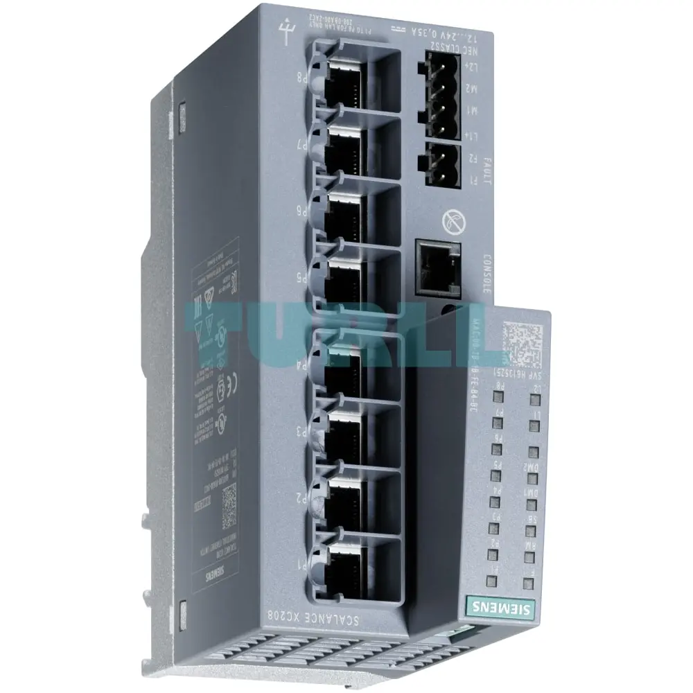 6AG1208-0BA00-7AC2 SIEMENS SIPLUS NET SCALANCE XC208 Original Brand New 3 6AG1208-0BA00-7AC2 SIEMENS SIPLUS NET SCALANCE XC208
