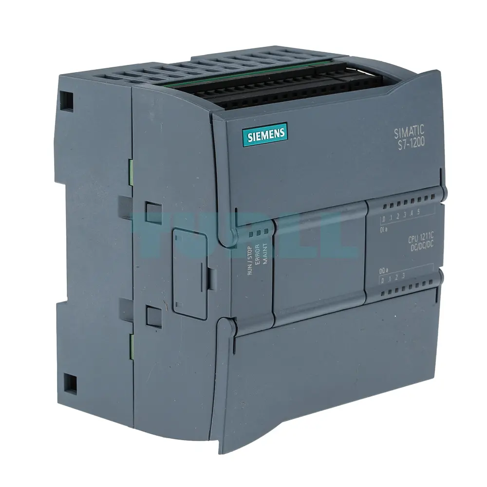 Siemens 6ES7212-1HE40-0XB0 SIMATIC S7-1200, CPU 1212C, Compact PLC, DC/DC/Relay, 8DI, 6DO, 2AI