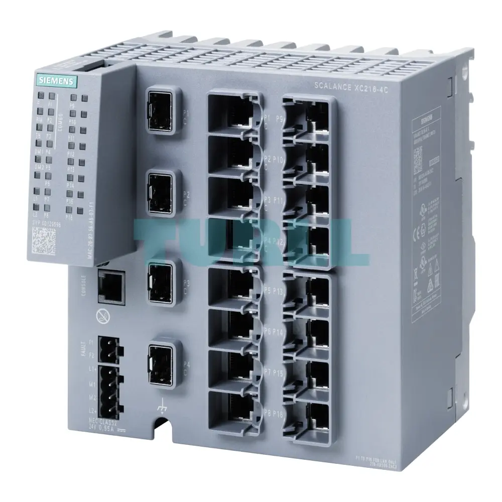 6AG1216-4BS00-7AC2 SIEMENS SIPLUS NET SCALANCE XC216-4C Original Brand New 1 6AG1216-4BS00-7AC2 SIPLUS NET SCALANCE XC216-4C