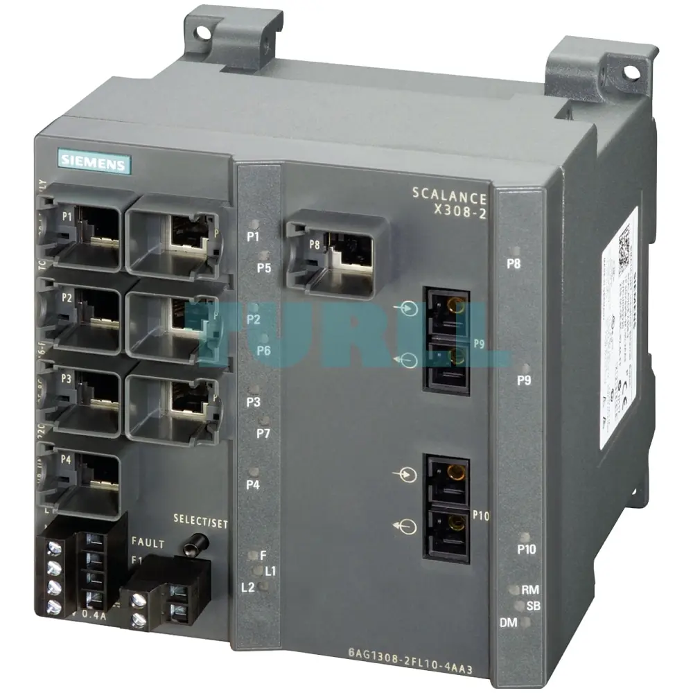 6AG1308-2FL10-4AA3 SIEMENS SIPLUS NET SCALANCE X308-2 Original Brand Ne 1 6AG1308-2FL10-4AA3 SIEMENS SIPLUS NET SCALANCE X308-2