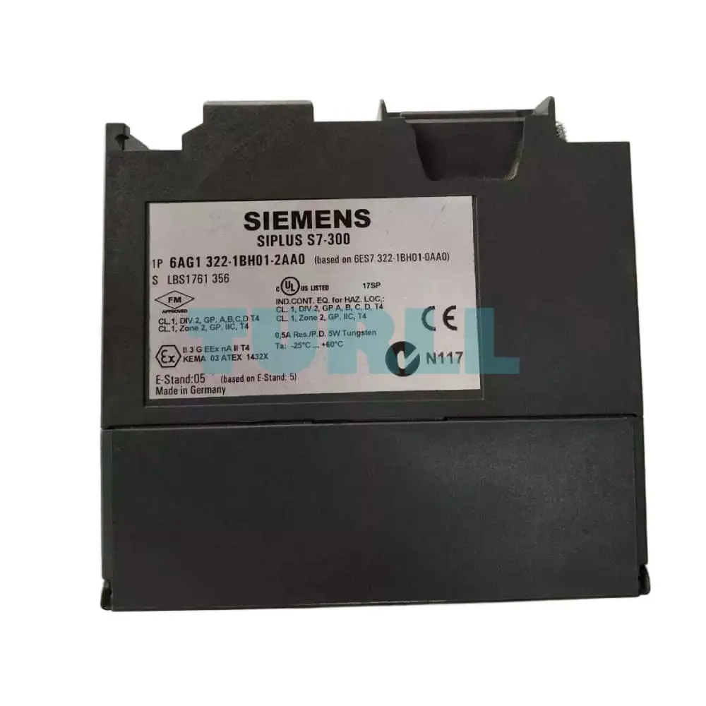 6AG1322-1BH01-2AA0 Siemens SIPLUS S7-300 SM 322 Original Brand New 5 6AG1322-1BH01-2AA0 Siemens SIPLUS S7-300 SM 322