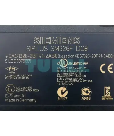 6AG1326-2BF41-2AB0 Siemens SIPLUS S7-300 SM 326F DQ8