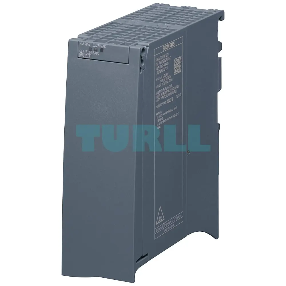 6AG1332-4BA00-7AA0 SIEMENS SIPLUS S7-1500 PM 1507 24V/3A Original Brand New 1 6AG1332-4BA00-7AA0 SIEMENS SIPLUS S7-1500 PM 1507 24V/3A