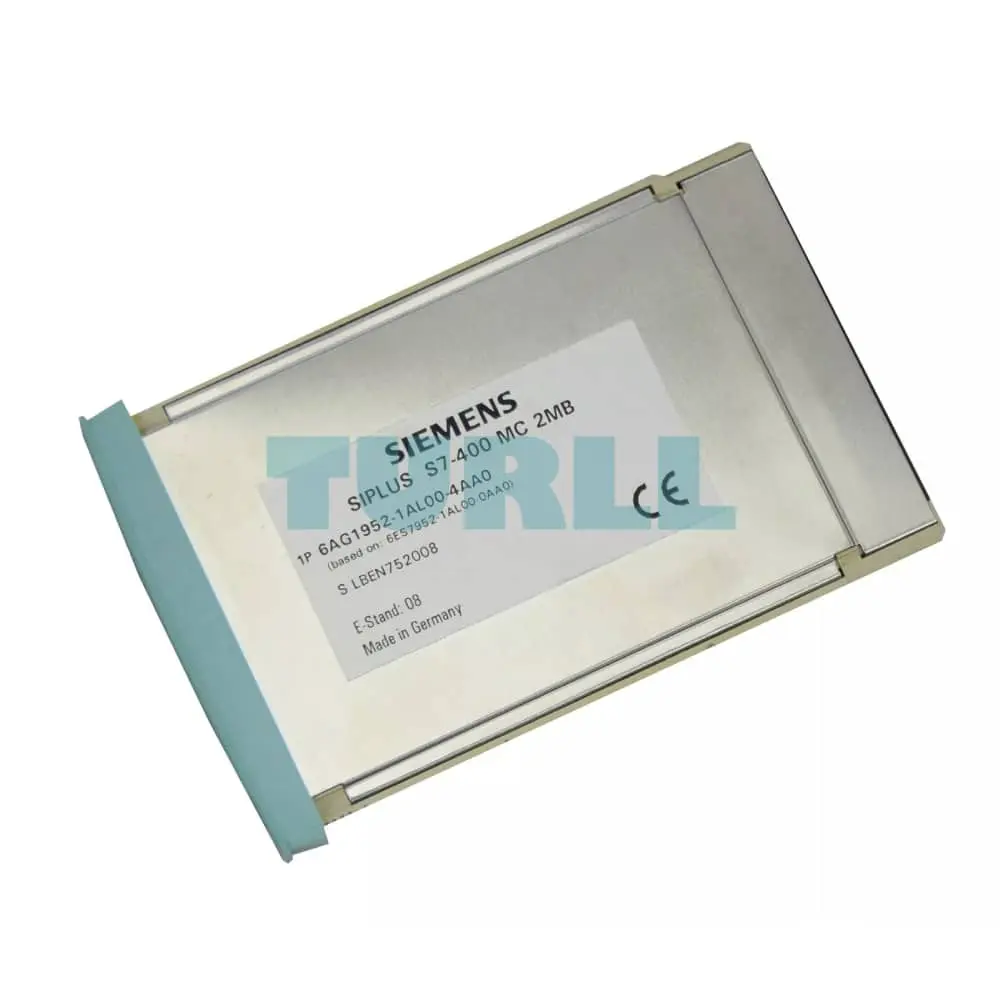 6AG1952-1AL00-4AA0 Siemens SIPLUS S7-400 RAM Card 2 MB Original Brand New 1 6AG1952-1AL00-4AA0 Siemens SIPLUS S7-400 RAM Card 2 MB