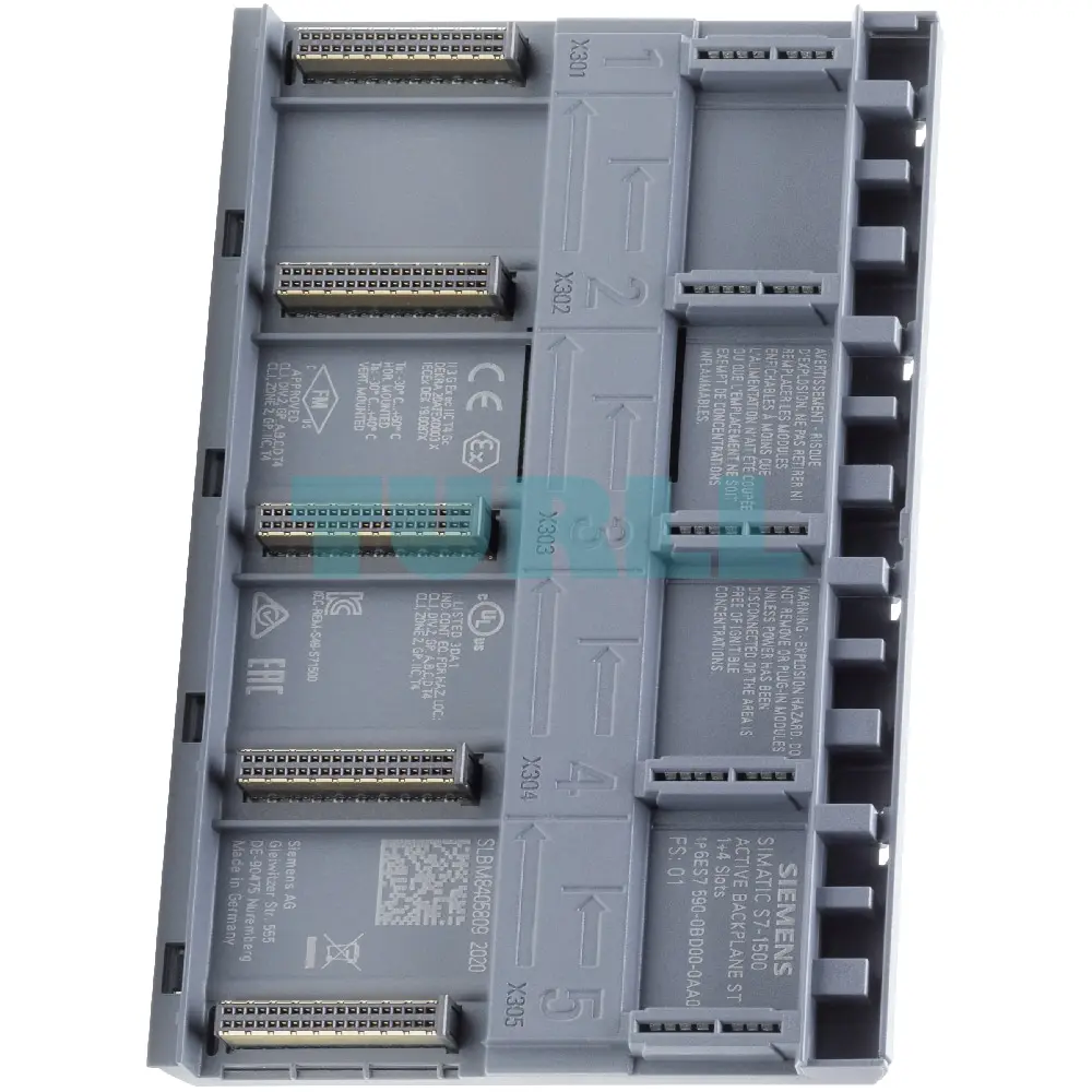 6AG2590-0BD00-4AA0 Siemens SIPLUS S7-1500 act. Backplane Original Brand New 4 6AG2590-0BD00-4AA0 Siemens SIPLUS S7-1500 act. Backplane