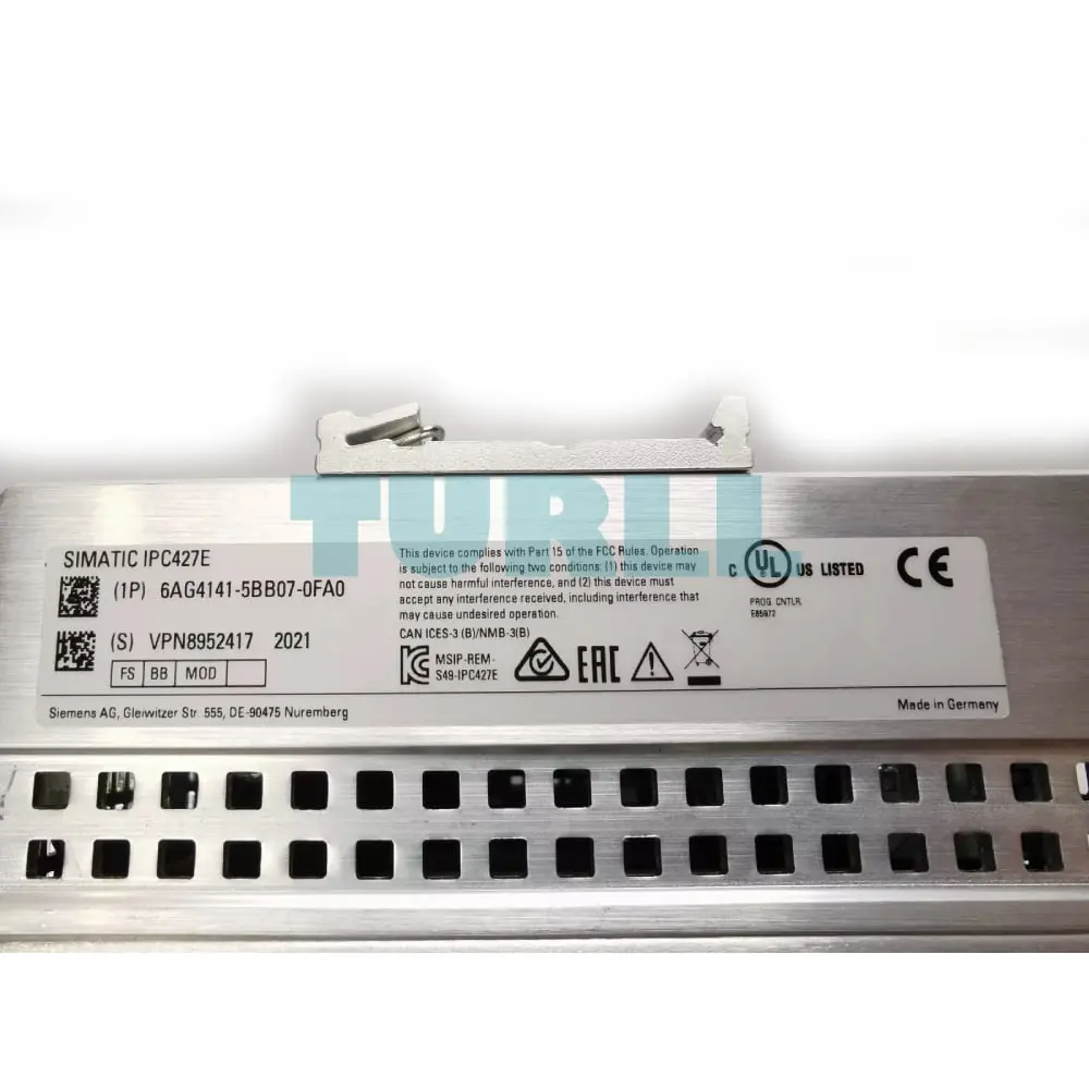 6AG4141-5BB07-0FA0 Siemens SIMATIC IPC427E Microbox PC Original Brand New 1 6AG4141-5BB07-0FA0 Siemens SIMATIC IPC427E Microbox PC