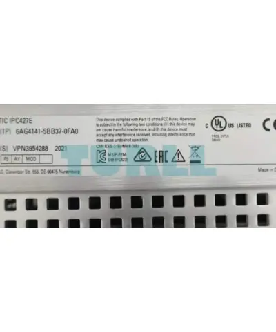 6AG4141-5BB37-0FA0 Siemens SIMATIC IPC427E Microbox PC