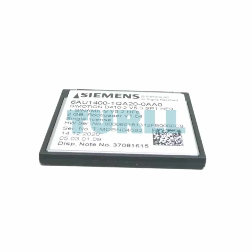 6AU1400-1QA20-0AA0 Siemens SIMOTION Drive-based 2 GB Original Brand New 1 6AU1400-1QA20-0AA0 Siemens SIMOTION Drive-based 2 GB
