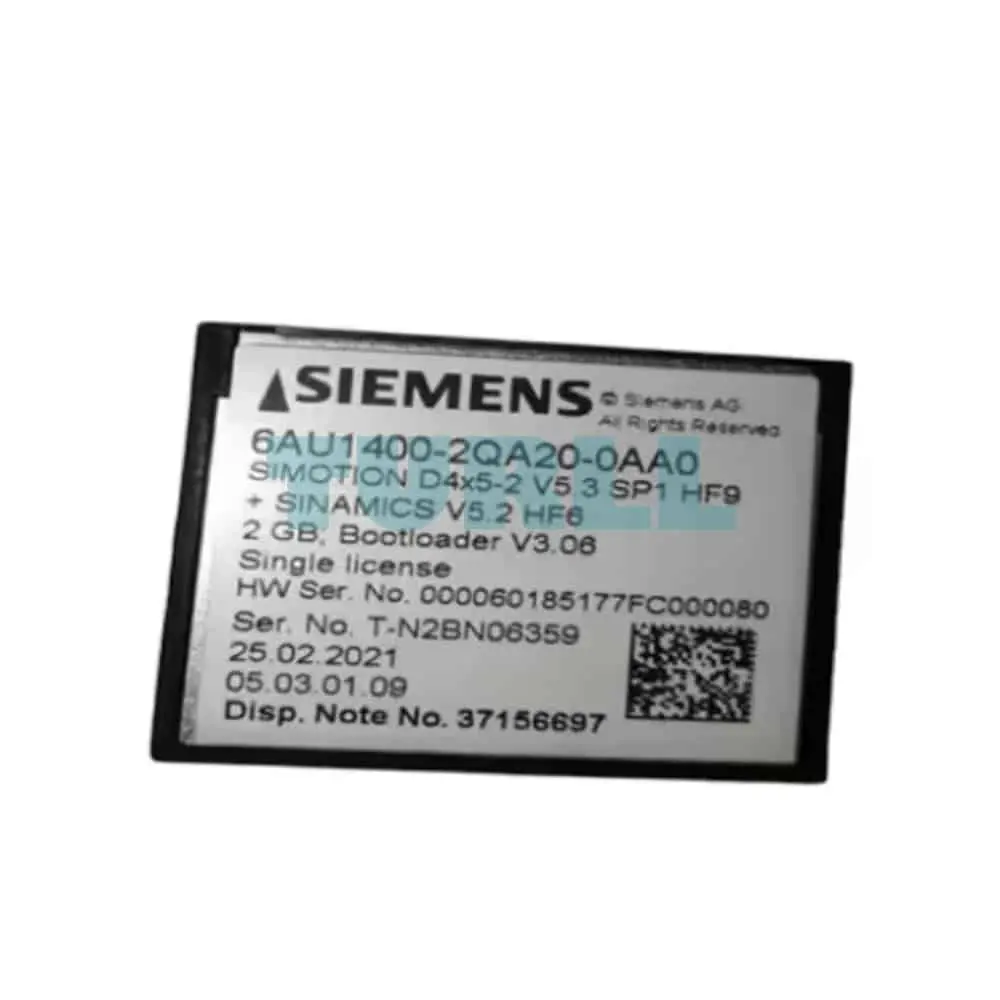 6AU1400-2QA20-0AA0 Siemens SIMOTION Drive-based 2 GB Original Brand New 2 6AU1400-2QA20-0AA0 Siemens SIMOTION Drive-based 2 GB