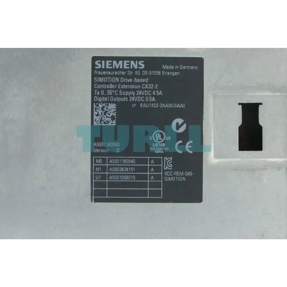 6AU1432-2AA00-0AA0 Siemens SIMOTION Drive-based Controller Extension CX32-2 Original Brand New 2 6AU1432-2AA00-0AA0 Siemens SIMOTION Drive-based Controller Extension CX32-2