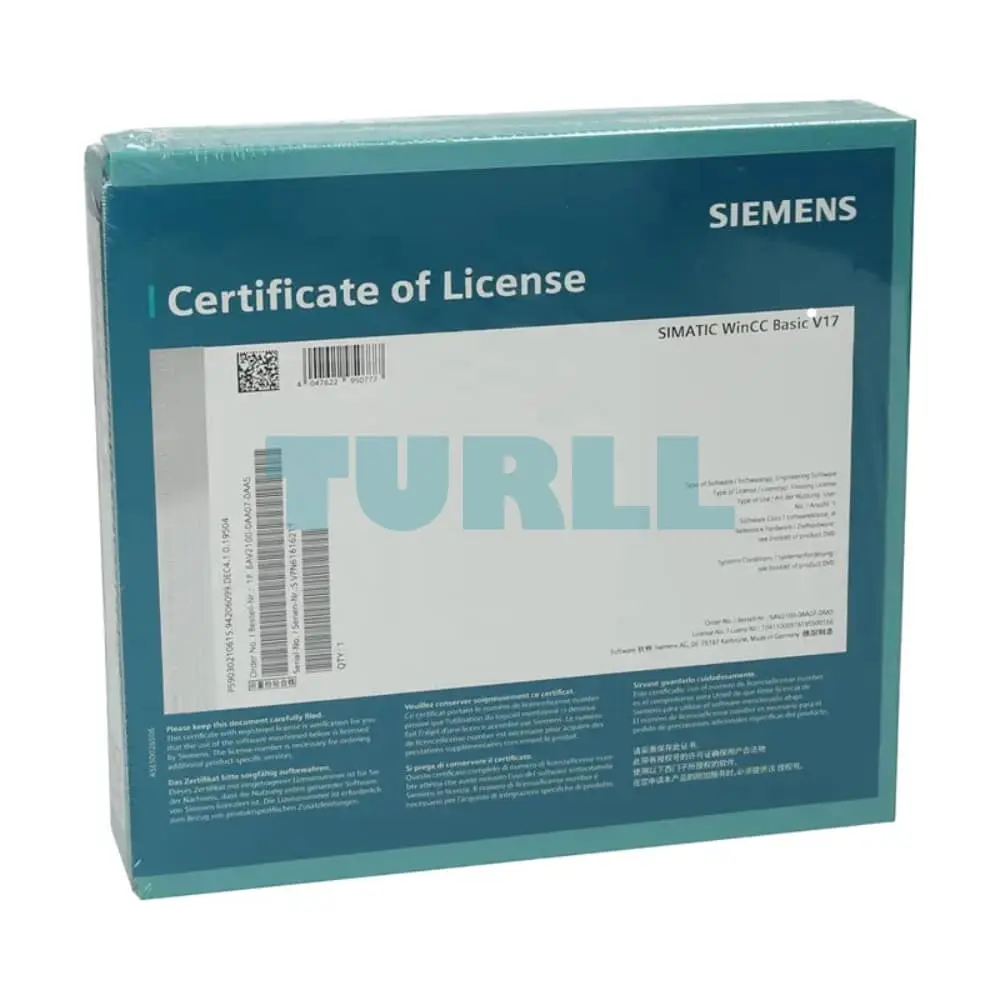 6AV2100-0AA07-0AA5 Siemens SIMATIC WinCC Basic V17 Original Brand New 2 6AV2100-0AA07-0AA5 Siemens SIMATIC WinCC Basic V17
