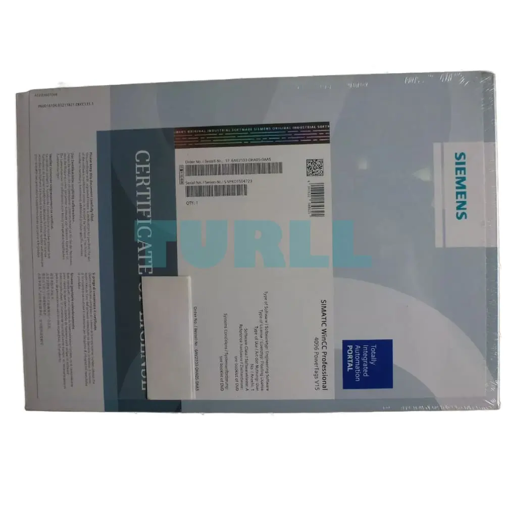 6AV2103-0XA08-0AH5 Siemens SIMATIC WinCC Professional V18 Original Brand New 4 6AV2103-0XA08-0AH5 Siemens SIMATIC WinCC Professional V18