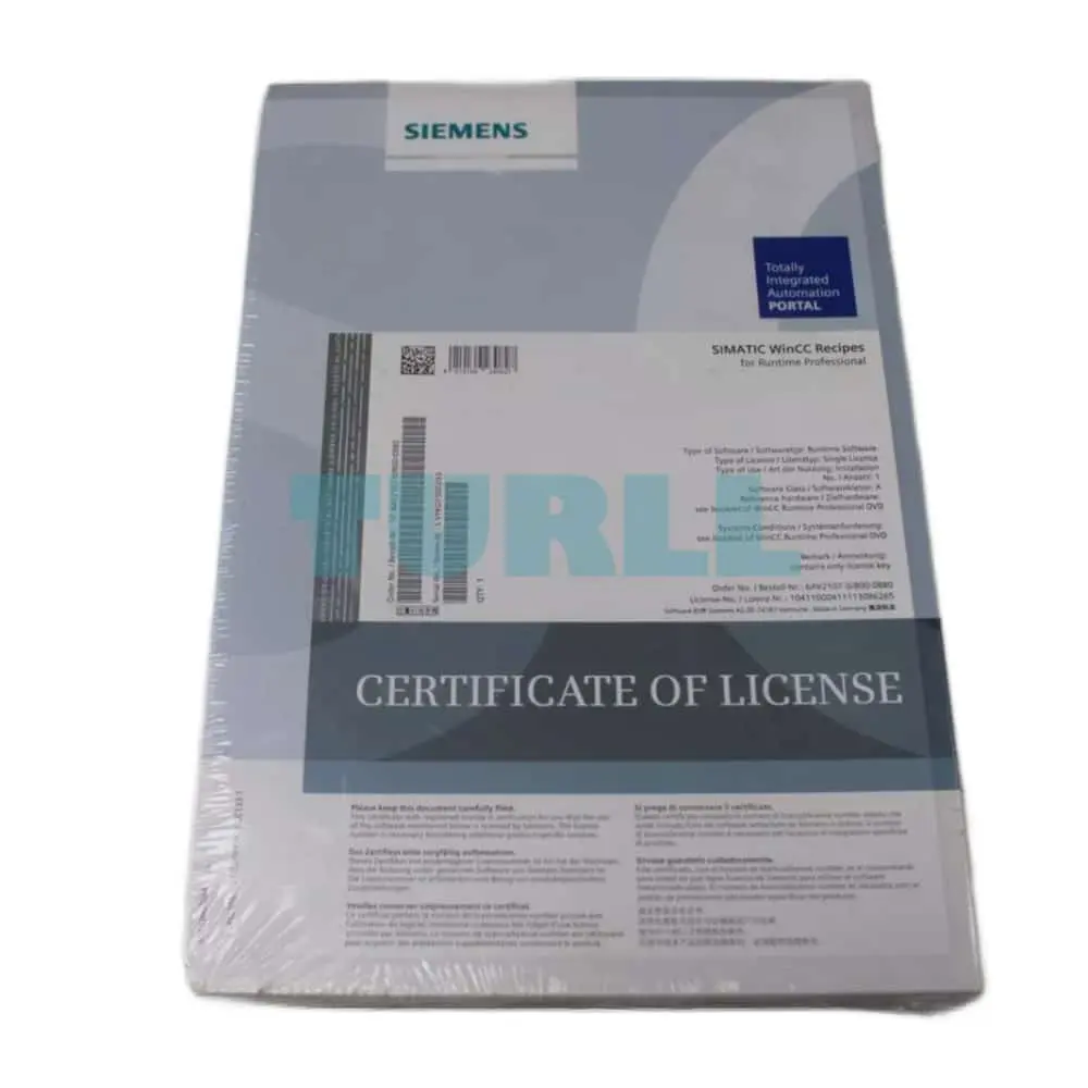 6AV2107-0JB00-0BB0 Siemens SIMATIC WinCC Recipes Original Brand New 1 6AV2107-0JB00-0BB0 Siemens SIMATIC WinCC Recipes