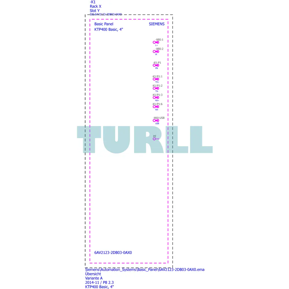 Siemens 6AV2123-2DB03-0AX0 SIMATIC HMI KTP400, Basic Panel 4” TFT Touch & Key Display Original Brand New 7 Siemens 6AV2123-2DB03-0AX0 SIMATIC HMI KTP400, Basic Panel 4” TFT Touch & Key Display