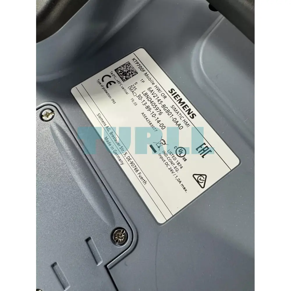 6AV2145-8GB01-0AA0 Siemens SIMATIC HMI KTP700F Mobile Original Brand New 4 6AV2145-8GB01-0AA0 Siemens SIMATIC HMI KTP700F Mobile