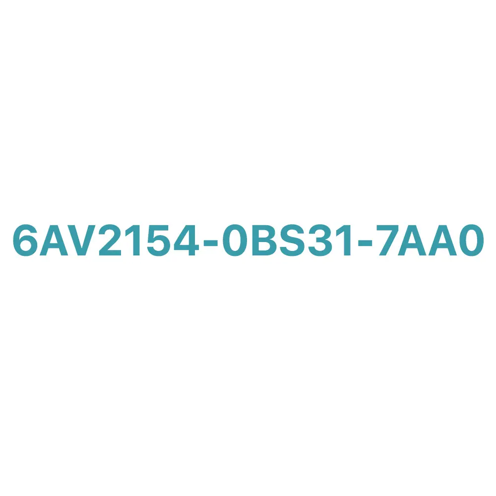 6AV2154-0BS31-7AA0 Siemens WinCC Unified V17 Database Storage Upgrade