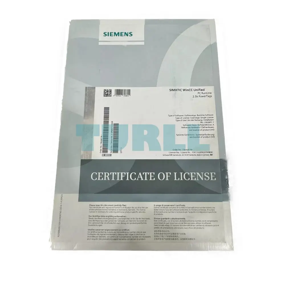 6AV2154-3DB32-3AA0 Siemens SIMATIC WinCC Unified V19 PC RT Original Brand New 1 6AV2154-3DB32-3AA0 Siemens SIMATIC WinCC Unified V19 PC RT