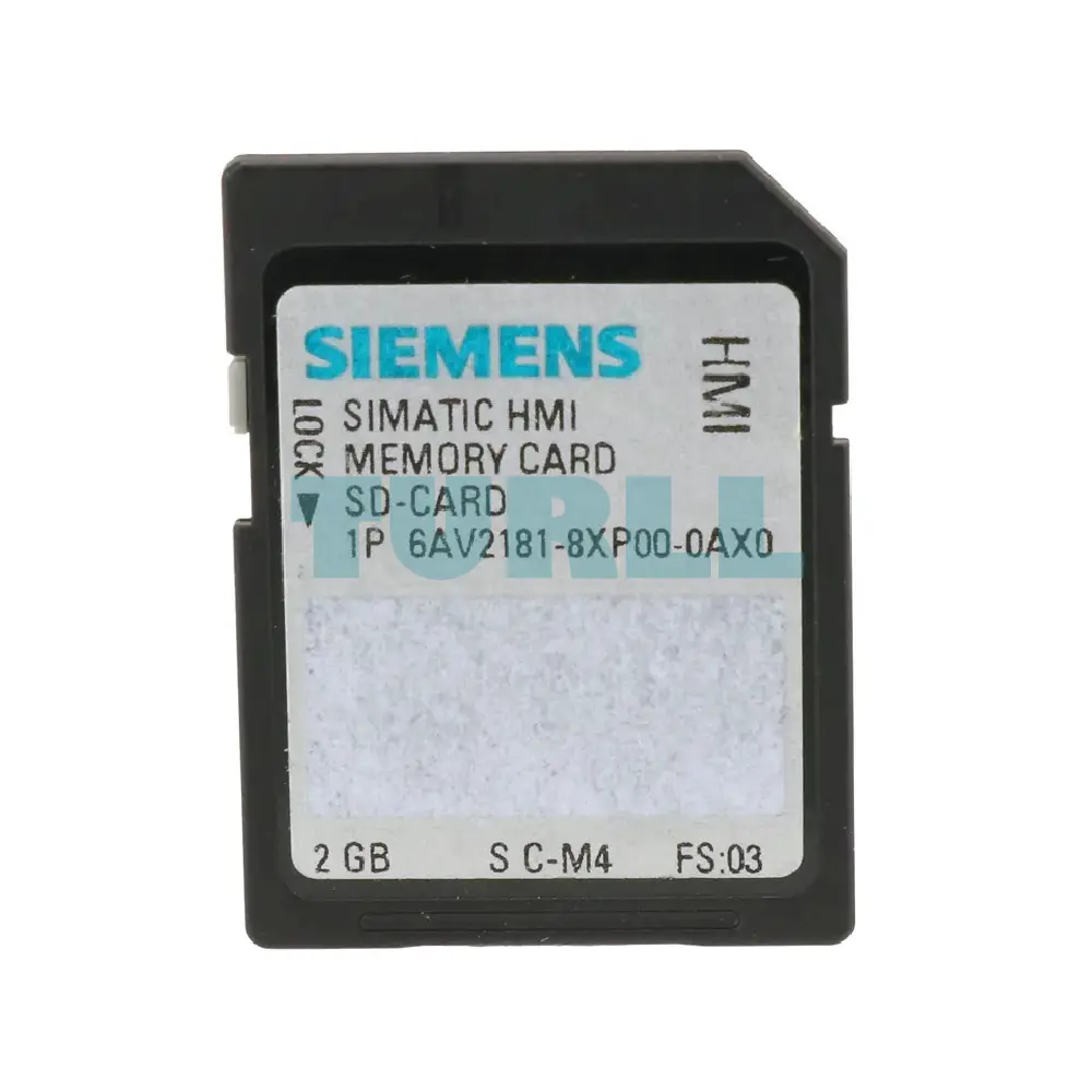 Siemens 6AV2181-8XP00-0AX0 SIMATIC SD Memory Card 2GB Secure Digital Original Brand New 1 Siemens 6AV2181-8XP00-0AX0 SIMATIC SD Memory Card 2GB Secure Digital