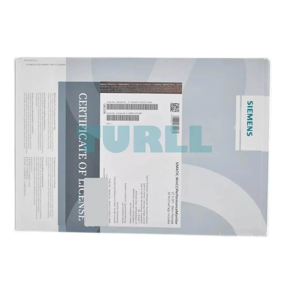 6AV6372-2DG07-5AA0 Siemens WinCC/Performance Monitor Basic P Original Brand New 4 6AV6372-2DG07-5AA0 Siemens WinCC/Performance Monitor Basic P