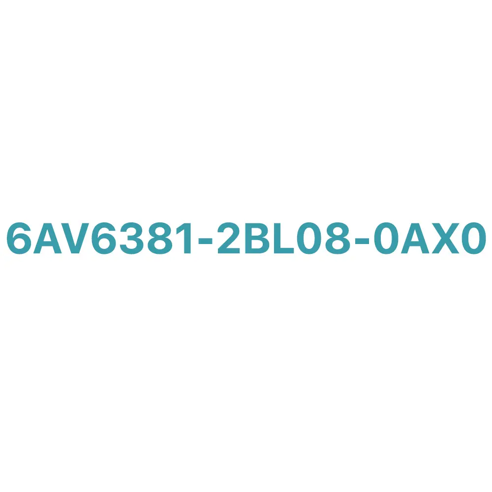 6AV6381-2BL08-0AX0 Siemens WinCC V8.0 runtime