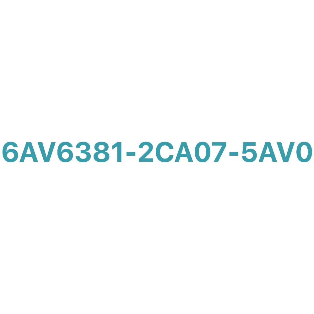 6AV6381-2CA07-5AV0 Siemens WinCC RT Client V7.5 SP2 Asia