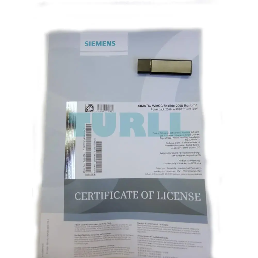 6AV6613-4FG01-3AD0 Siemens WinCC Flexible 2008 Runtime Powerpack 2048 Original Brand New 5 6AV6613-4FG01-3AD0 Siemens WinCC Flexible 2008 Runtime Powerpack 2048