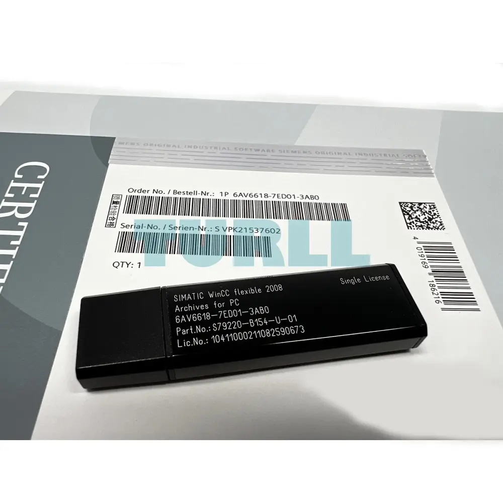 6AV6618-7ED01-3AB0 Siemens SIMATIC WinCC Flexible/Archives Original Brand New 4 6AV6618-7ED01-3AB0 Siemens SIMATIC WinCC Flexible/Archives