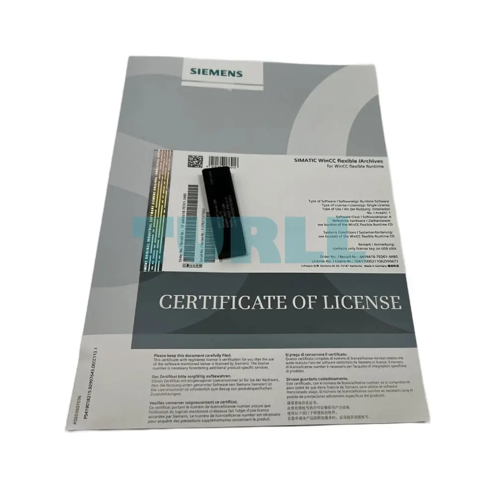 6AV6618-7ED01-3AB0 Siemens SIMATIC WinCC Flexible/Archives Original Brand New 1 6AV6618-7ED01-3AB0 Siemens SIMATIC WinCC Flexible/Archives