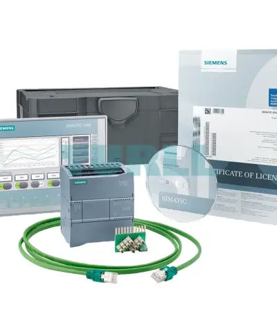 Siemens 6AV6651-7DA02-3AA4 S7-1200 Starter Kit, CPU 1212C AC/DC/Relay + KTP700 Basic HMI