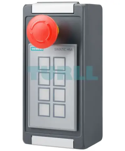 6AV6881-2AM12-1AA0 SIEMENS switch enclosure KP8F for KP8F, IP65, including 1x EMERGENCY OFF Original Brand New