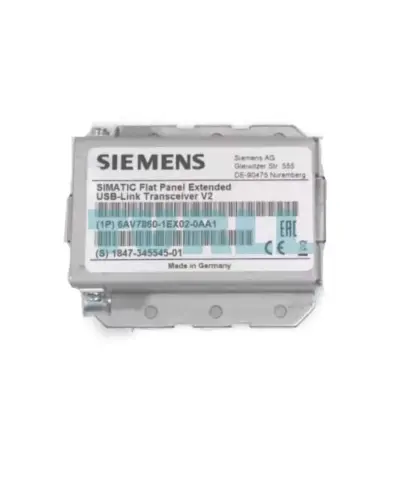 6AV7860-1EX02-0AA1 Siemens SIMATIC Flat Panel USB-Link Tranceiver