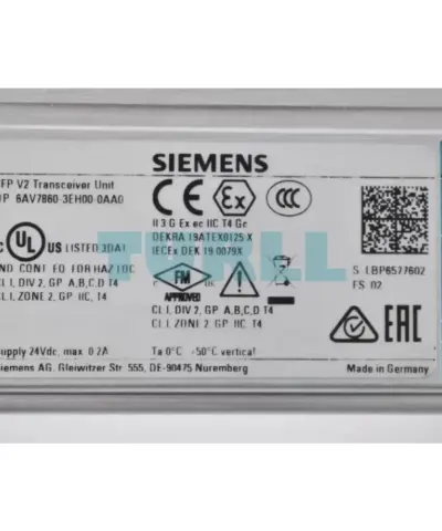 6AV7860-3EH00-0AA0 Siemens SIMATIC Flat Panel Monitor V2 Extended Host Module