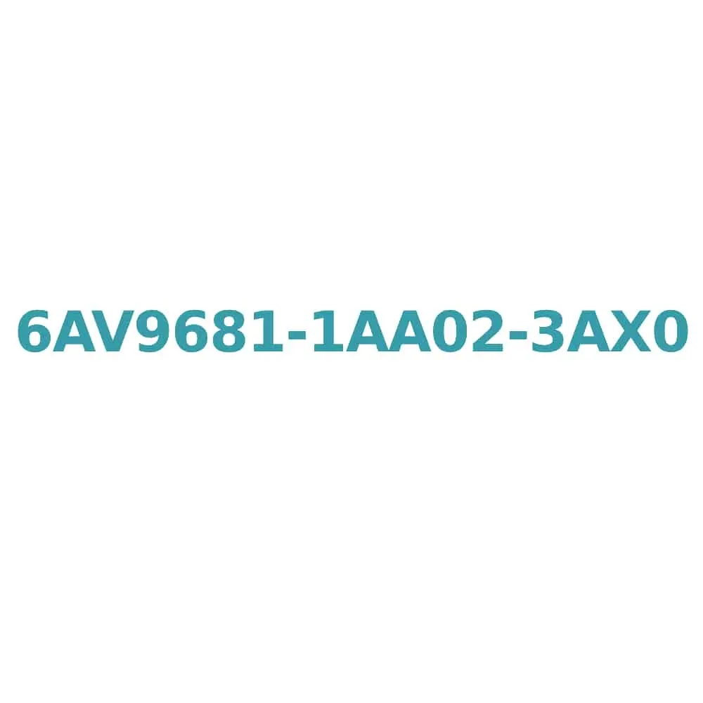 6AV9681-1AA02-3AX0 WinCC/PMC-CHANNELSUITE V7.3 is an option package for the Siemens WinCC Runtime software (versions V7.0 SP2 up to V7.3). This option enables communication channels for TDC PMC Industrial Ethernet TCP/IP, allowing the WinCC system to exchange data with third-party devices that support the TDC PMC protocol via industrial Ethernet.Original Brand New 1 6AV9681-1AA02-3AX0 Siemens WinCC/PMC-CHANNELSUITE V7.3